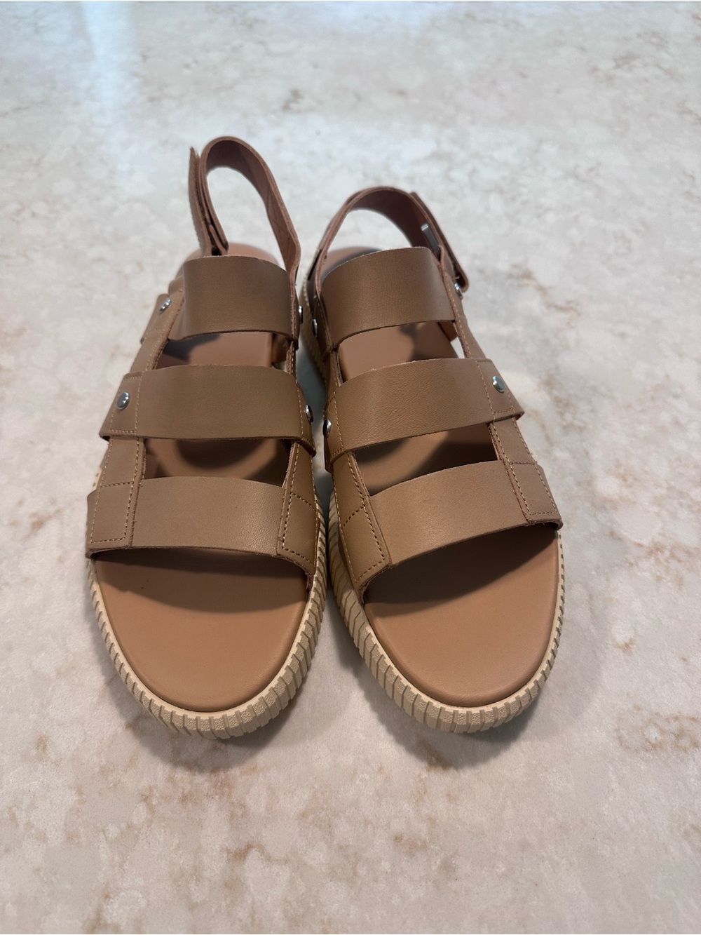Sorel sandals. Nude color - Picture 2 of 10